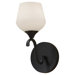Merritt One Light Wall Sconce in Black