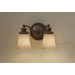 Emma Two Light Bath Vanity in Grecian Bronze