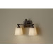 Concord Two Light Bath Vanity in Oil Rubbed Bronze