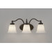 Beckett Three Light Bath Vanity in Oil Rubbed Bronze