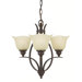 Morningside 3 Light Mini Chandelier