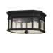 Cotswold Lane  Outdoor Flush Mount in Black