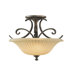 Somerset 2 Light Semi Flush Mount