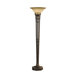 Opera One Light Torchiere Floor Lamp in Firenze Gold
