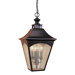 Homestead Four Light Outdoor Hanging Lantern in Oil Rubbed Bronze