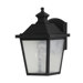 Woodside Hills One Light Outdoor Wall Lantern in Black