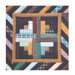 Dusty Diamond Log Cabin Toss Pillow