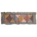 Harvest Log Cabin Curtain Valance