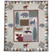 Mountain Whispers Throw Quilt
