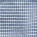 Blue and White Plaid Bed Curtain