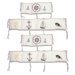 Nautical 4 Piece Bumper Pad Set