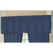 Blue Dark Chambray Cotton Curtain Valance