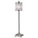 Cordelia Buffet Lamp in Silver Plated