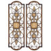 Micayla Panels Wall Art in Antiqued Gold - Set of 2