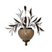 Cristal de Lisbon  Wall Sconce in Golden Bronze