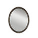 Newport Oval Beveled Mirror in Bronze
