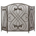 Effie 3 Panel Metal Fireplace Screen