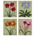 Fun Time Florals Wall Art (Set of 4)