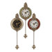 Monarch Weathered Laminated Clock (Set of 3)