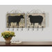 Farm Animal Plaques Wall Art by Billy Moon - 17.5" X 16" (Set of 2)