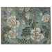 Peach And Aqua Floral by Grace Feyock Wall Art - 30"x40"