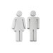 Indici Door Symbol Woman and Man Set