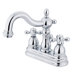 Heritage Centerset Bathroom Faucet with Double Cross Handles