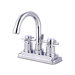Tampa Centerset Bathroom Faucet with Double Cross Handles