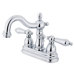 New Orleans Centerset Bathroom Sink Faucet with Double Metal Lever Handles