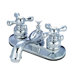 Elizabeth Centerset Faucet with Double Metal Cross Handles