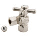 Decorative Quarter Turn Valves with Cross Handles