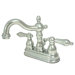Centerset Bathroom Sink Faucet with Double Lever Handles