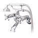 Double Handle Deck Mount Clawfoot Tub Faucet Trim