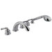 Magellan Double Handle Deck Mount Roman Tub Faucet Trim Metal Lever Handle