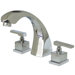 Double Handle Deck Mount Roman Tub Faucet Trim Fortress Lever Handle