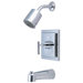 Manhattan Volume Control Tub and Shower Faucet Single Handle