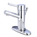 Concord Single Handle Bathroom Faucet with Push-Up Pop-Up and Plate