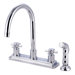 Concord Double Handle Kitchen Faucet with Sprayer