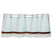 Bubbles Double Window Valance