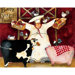 12" x 15" Barn Dance Design Cutting Board