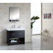 Gloria Single 36" Bathroom Vanity Set in Espresso