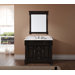 Huntshire 40" Single Sink Bathroom Vanity in Dark Walnut