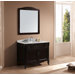 Kaileena 40" Single Sink Bathroom Vanity in Dark Walnut