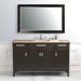 Marcellino 60" Single Bathroom Vanity in Dark Espresso