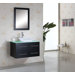 Marsala Single 36" Bathroom Vanity Set in Espresso