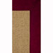 Athena Sisal/Burgundy Rug