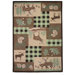 Wilderness Floral Novelty Rug