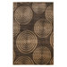 Milan Circle Brown Rug