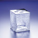 3.6" x 3" Accessories Crackled Glass Toothbrush Holder