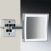 8" Wall Mount 3X Magnifying LED Mirror with Two Arm